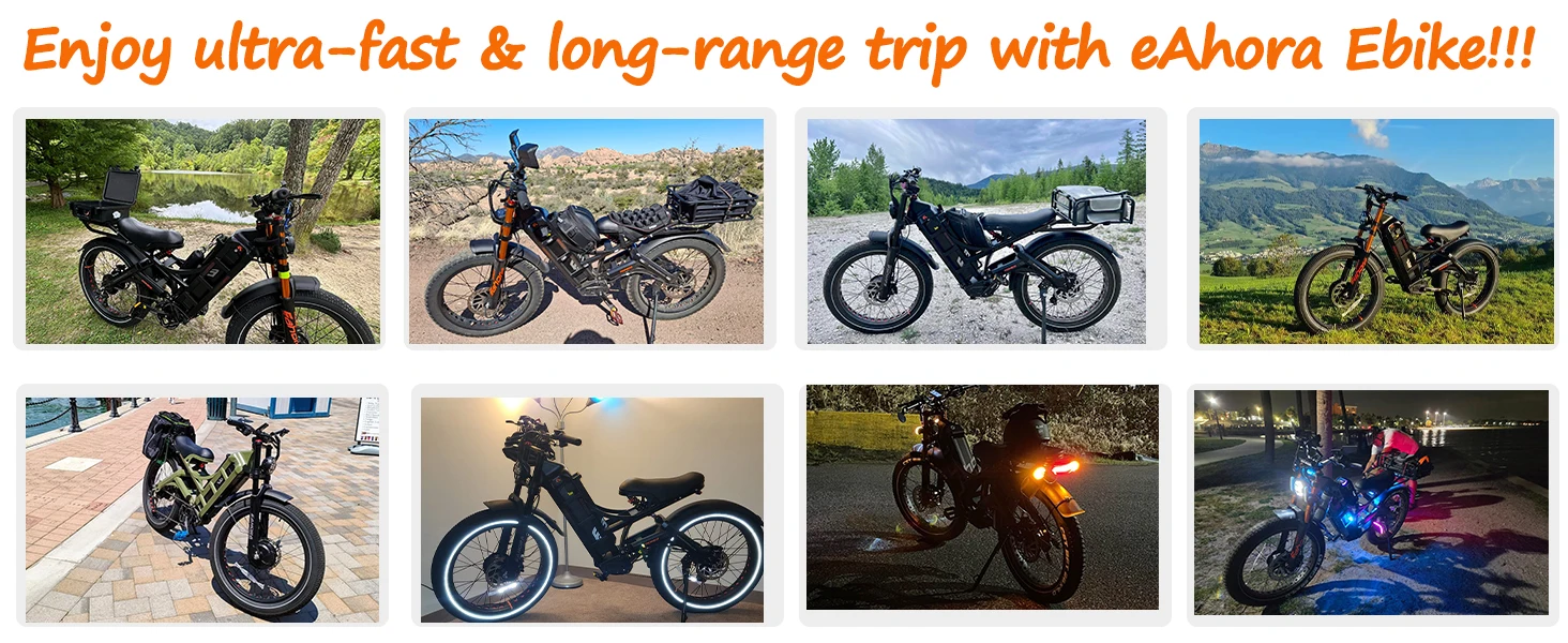 long range fat tire electric bike full suspension electric mountain bike dual motor ebike e bike