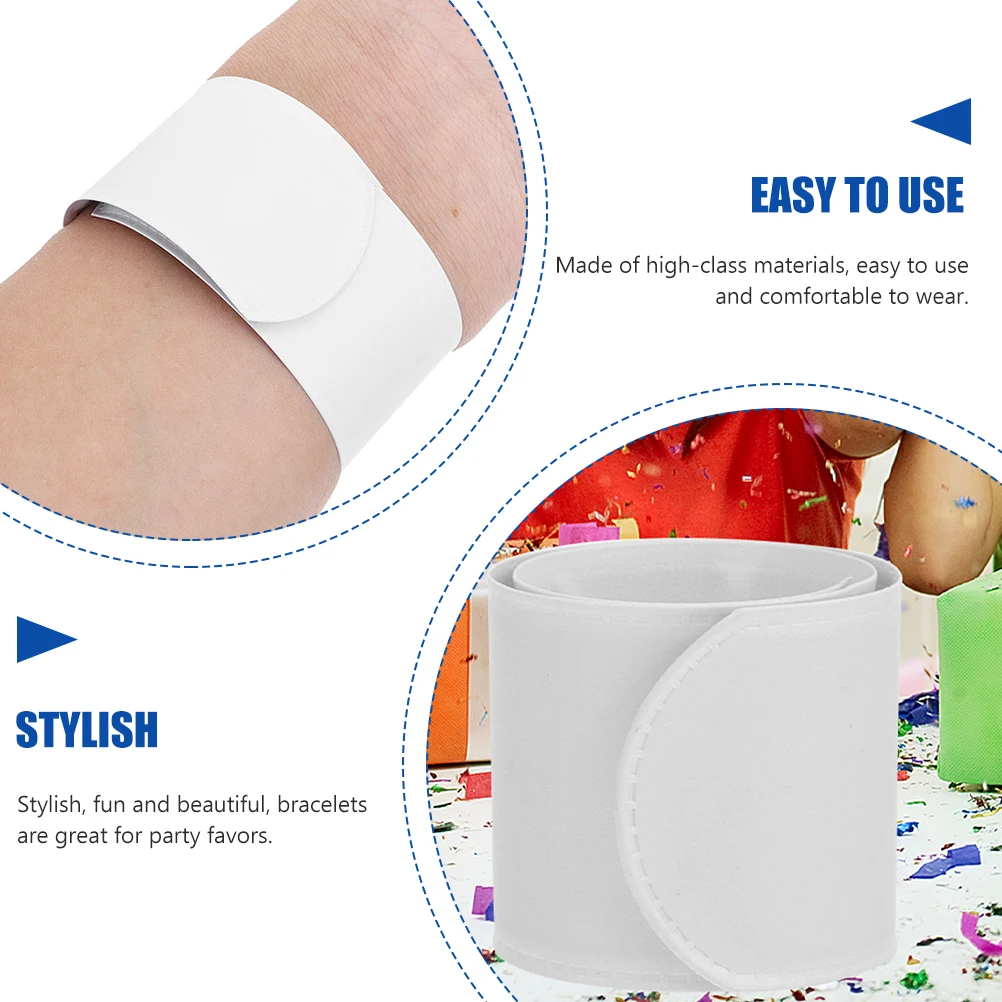 

24pcs Graffiti Bracelet Accessories Stylish Kids Bands PVC Personalized Slap Wristband Party Favors Birthday Gifts