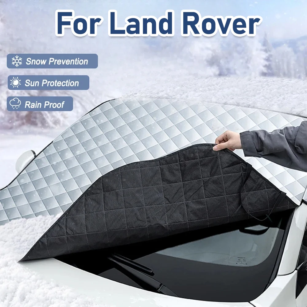 For Land Rover Range Rover Sport Discovery 3 4 Elander 2 Car Front Windshield Sunshade Prevention Snow Shield Waterproof Cover