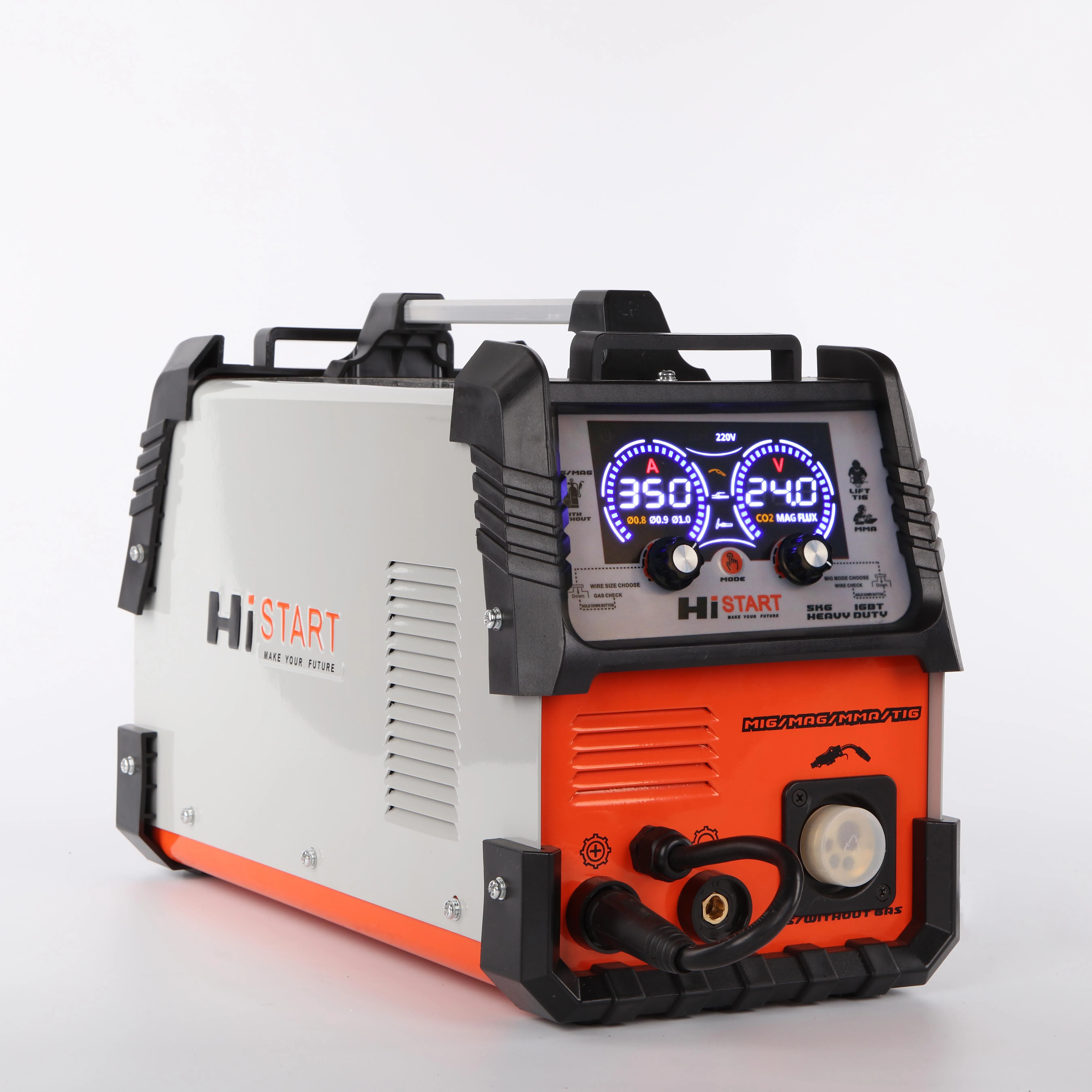 Welding Machine Mag  5KG Gas Gasless MMA TIG Multi Process 5 in 1 250 AMP Mig Welder IGBT Inverter Wending Machine