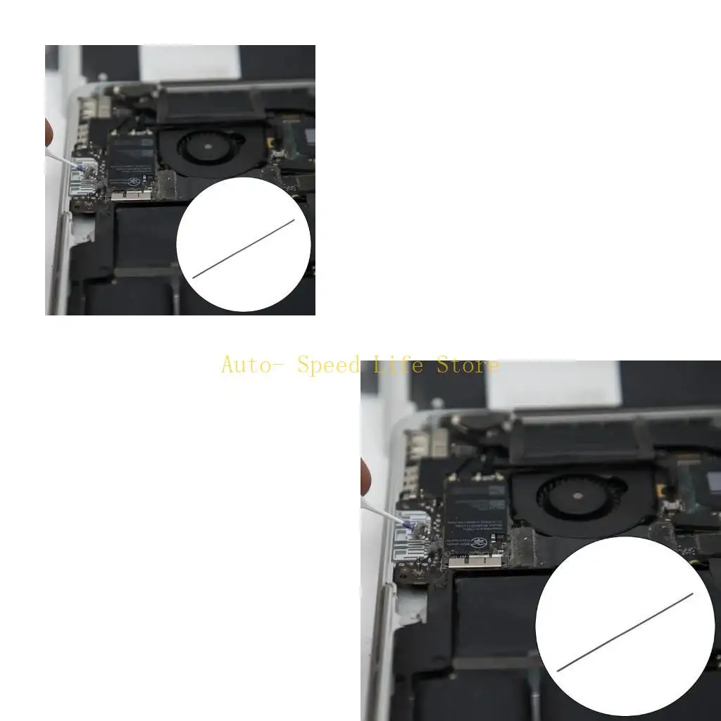 02DA Easy Installation Adhesive Laptop Foot Strips Pads for Latitude7310 Laptops Offering Shock Absorption and Longevity