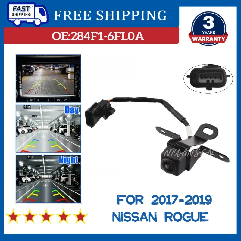 

New Car Front View Parking Camera For Nissan X-TRAIL T32 ROGUE QR25DE 2016-2019 284F1-6FL0A 284F16FL0A