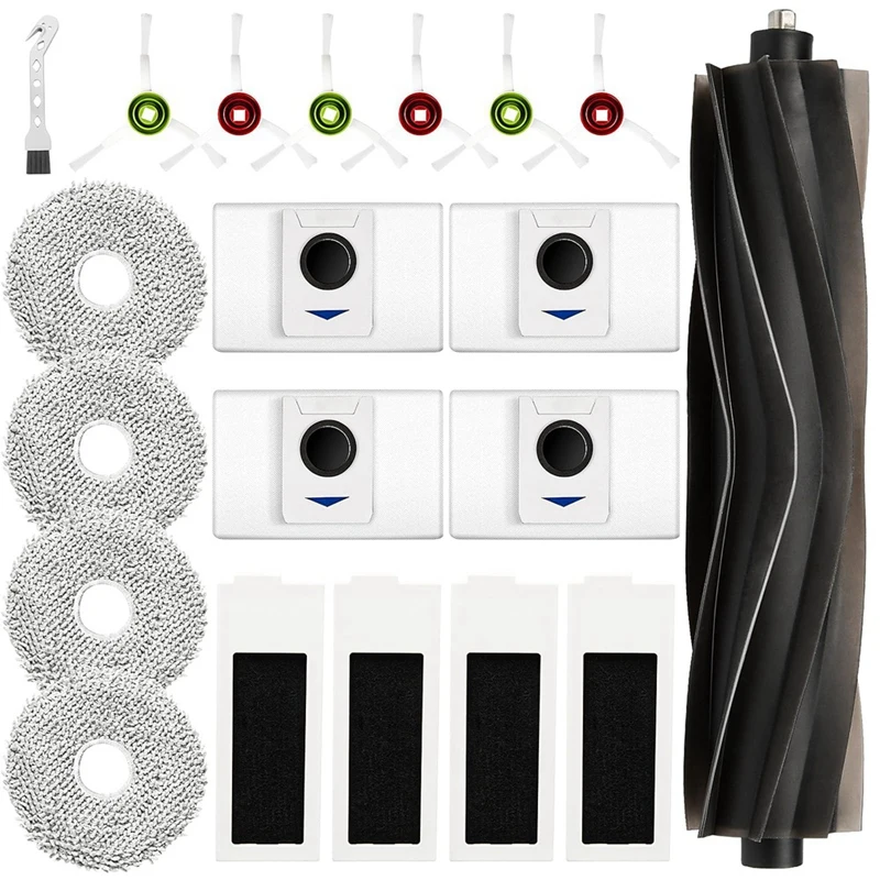 Сменные детали Для Ecovacs Deebot T20 OMNI/T20/T20 Max/T20 Pro вакуумная основная боковая щетка, насадка для швабры, фильтр, пылесборник