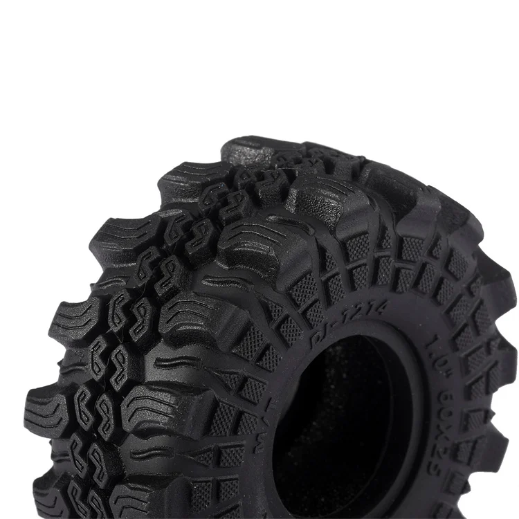 1 Inch Widen Tires+sponge 60x25mm 1/24 Rc Crawler Truck Car Parts For 1/24 Axial Scx24 Fms Fms24 1/18 Traxxas Trx4m Defender