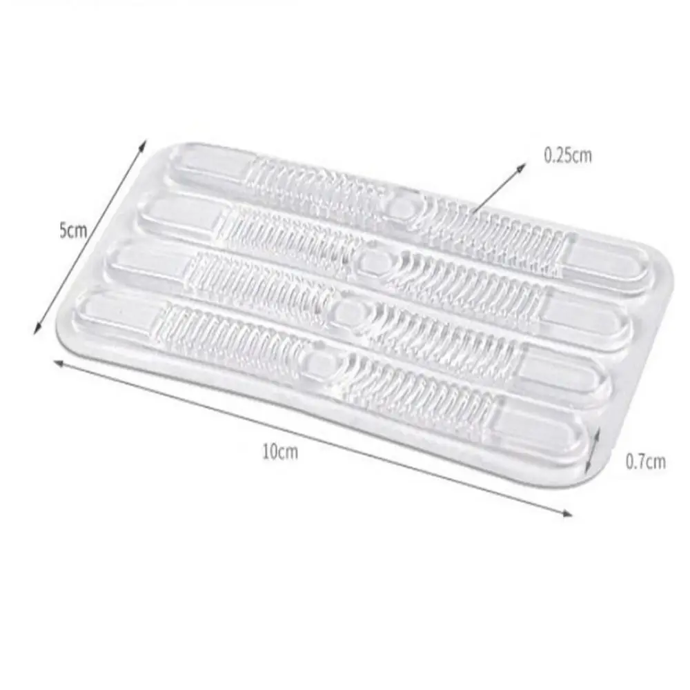 고품질 실리콘 신발 뒤꿈치 삽입 투명 신발 끈 스티커 실리콘 젤 패드 발 뒤꿈치 보호 쿠션 성인