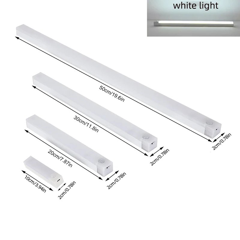 모션 센서 램프 야간 조명 무선 LED USB 타입 C 충전식 램프 주방 캐비닛 침실 옷장 계단 조명