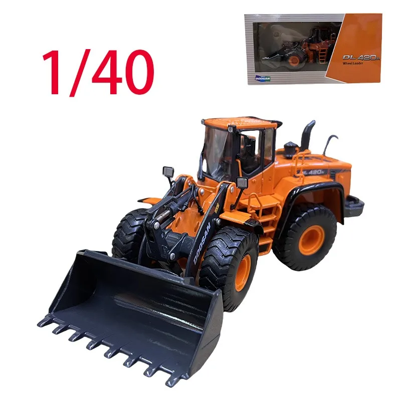 

Diecast 1/40 Scale DOOSAN DL420A Loader Excavator Loading and Unloading Alloy Engineering Vehicle Model Toys for Boys Gift