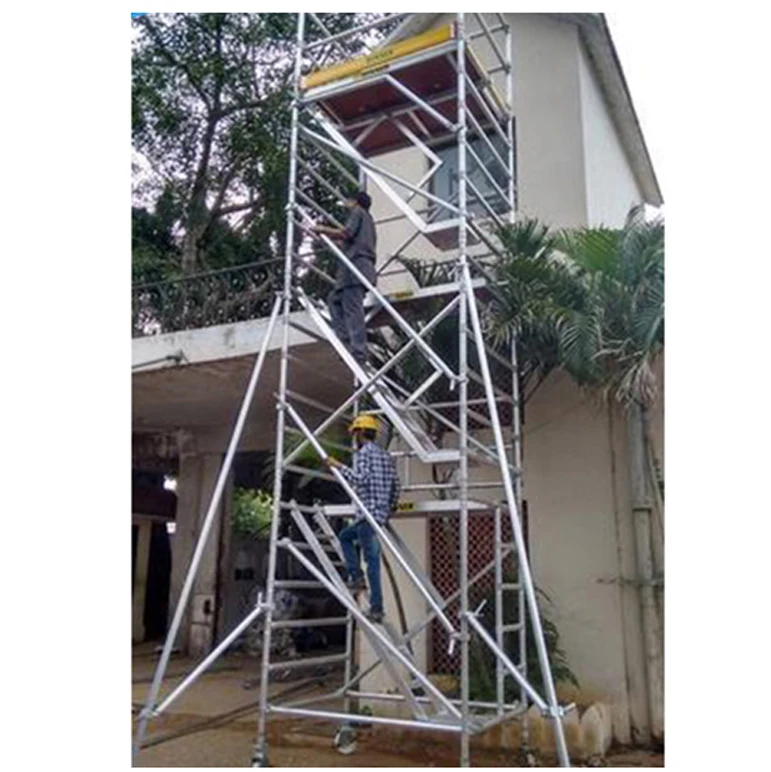 Outdoor Removable Disassembly Assembly Construction Aluminum Frame Scaffolding