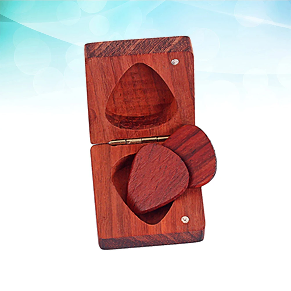 

2pcs Guitar Plectrum Storage Case Portable Dustproof Scratch Resistant For Standard Picks Performance Accessory Gift