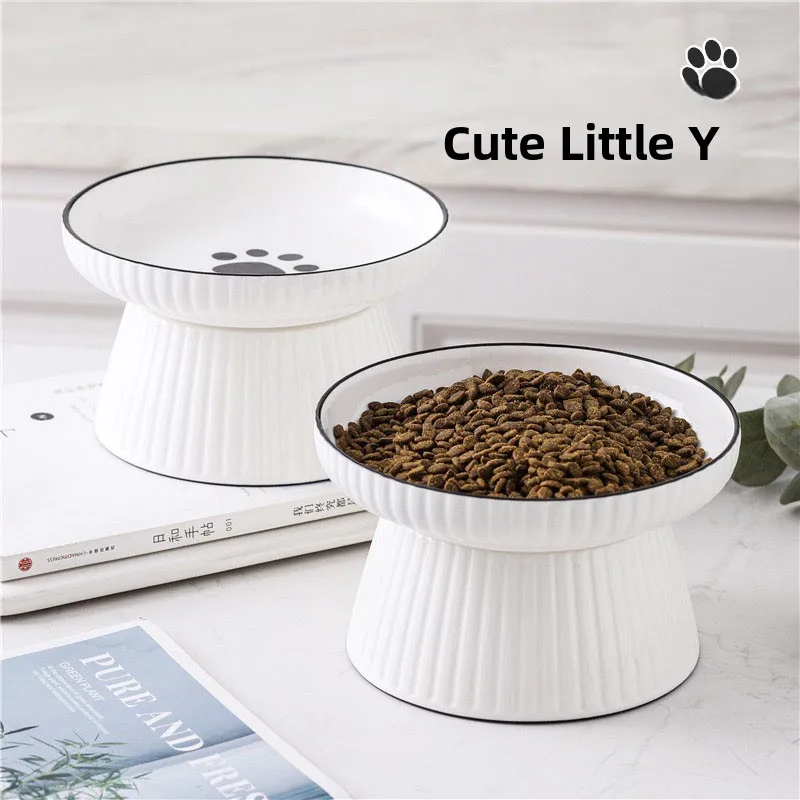 

Large Size Cerc Bowl High Leg Wide Mouth Protect Cervical Spine Dog Bowl Food Bowl Pet Supplies Diet Utensils