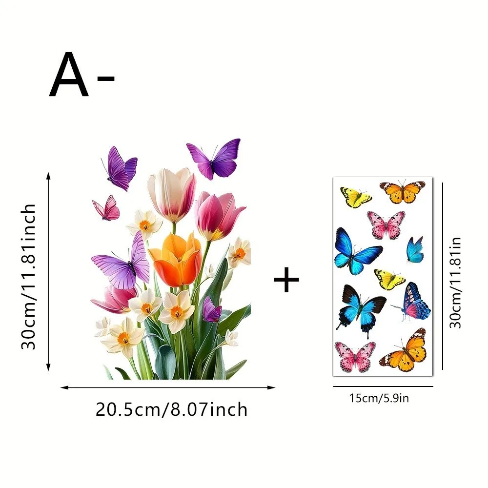 New Sunlight Catcher Glass Sticker PVC Self Adhesive Window Sticker Electrostatic Glass Sticker Wall Decoration
