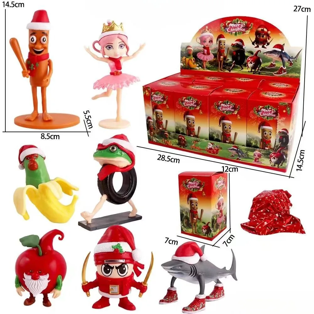 

Итальянские игрушки Brainrot Tralalelo Tralala, фигурки из ПВХ, модель Tungtung Sahur Tralalelo Tralala, игрушки для детей, рождественские подарки