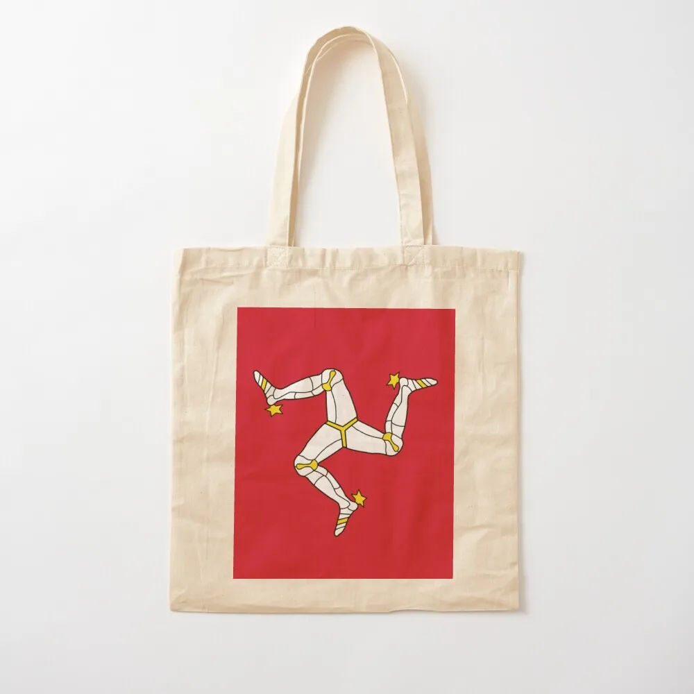 

Isle of Man Flag Tote Bag hand bag Canvas bag for women Canvas Tote