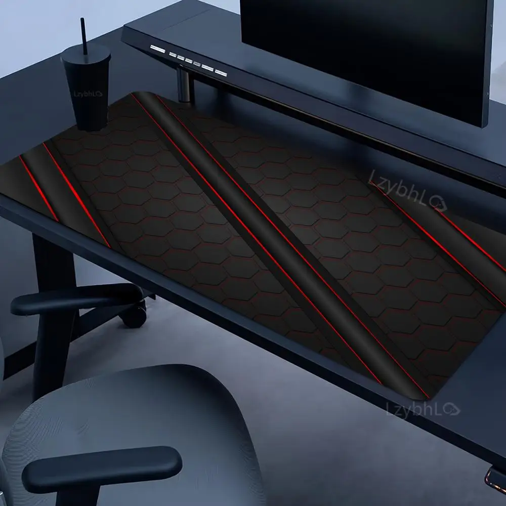 

3D Geometric Pattern Mouse Pad Large Laptops Gaming Deskmat XXL Anti-Slip Rubber Mousepad Office Game Keyboard Desk Mat Carpet