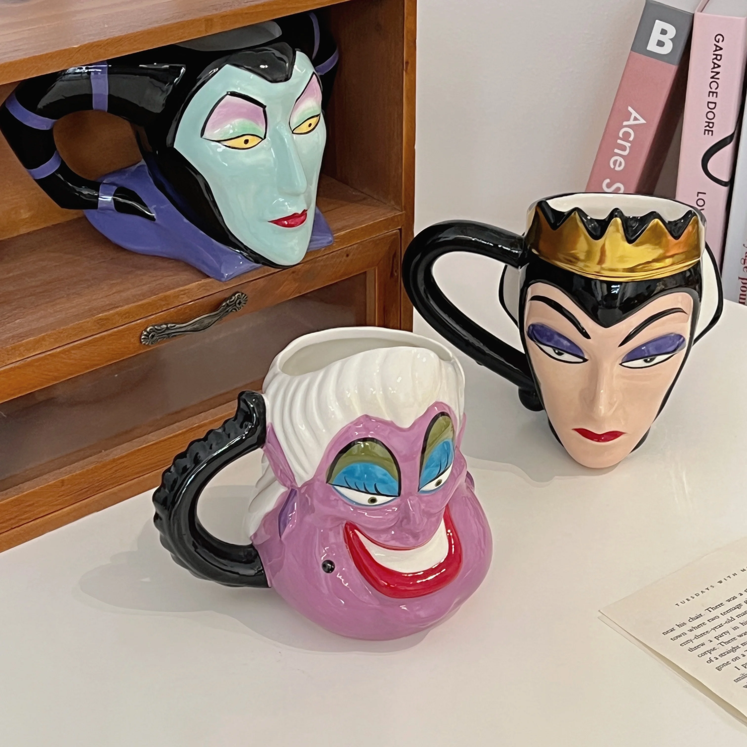 Creative Ceramic Mug Ursula Bad Queen Fun Water Cup Funny Gift Household Cup Three-dimensional Modeling Cup Birthday Gift