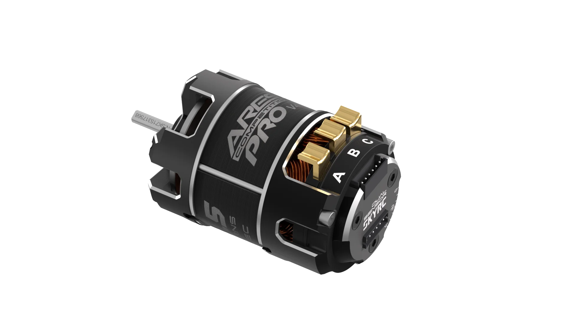 SkyRC ARES PRO 4 lengüetas de soldadura de baja resistencia sin escobillas con sensor resistencia inferior a 0,1 mΩ corriente máxima 80A por pestaña para coches Rc