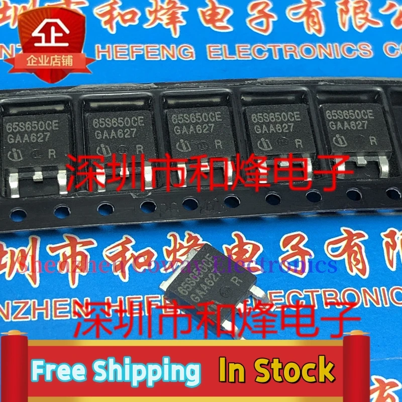 10PCS-30PCS  65S650CE IPD65R650CE  TO-252 700V 10.1A  In Stock Fast Shipping