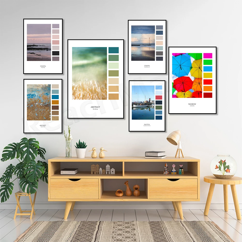 

COASTAL Bay Reflections, RAMSGATE Purple Bay, NAUTICAL Ramsgate Pier, Nautical, Coastal, Palette Print, Pantone Poster