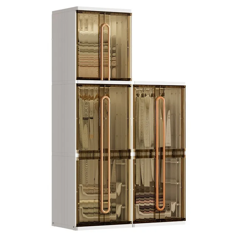 

No punching, simple, wardrobe, tiered baffle bedroom, adult wardrobe, household, change of clothes