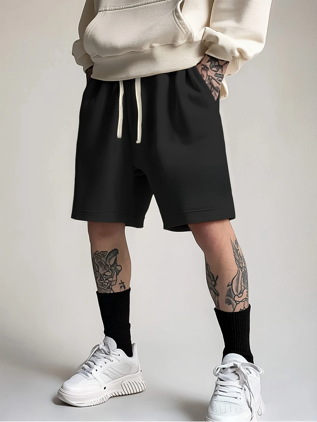 

Men's Solid Color Athletic Shorts Casual Comfort Fitness High Quality Streetwear Pants gym shorts men