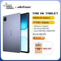 【World Premiere】Ulefone Tab A11 Tablet, 11‘’ ,Up to 12GB RAM (6+6) 128GB/256GB ROM, Unisoc T620, Android 14, 8800mAh 4G Tablet