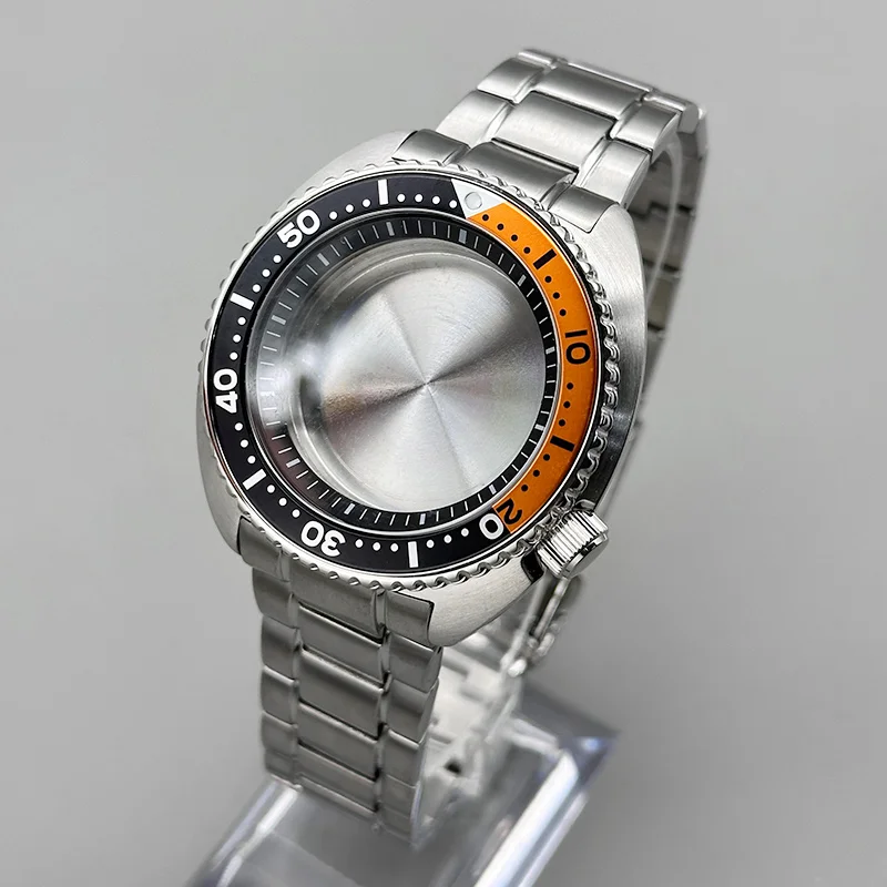 

Корпус для часов Mod 6105 Turtle Abalone с сапфировым стеклом, циферблат 28,5 мм, подходит для механизмов NH35, NH36, 7S26, 4R, дайверский корпус, запчасть для часов