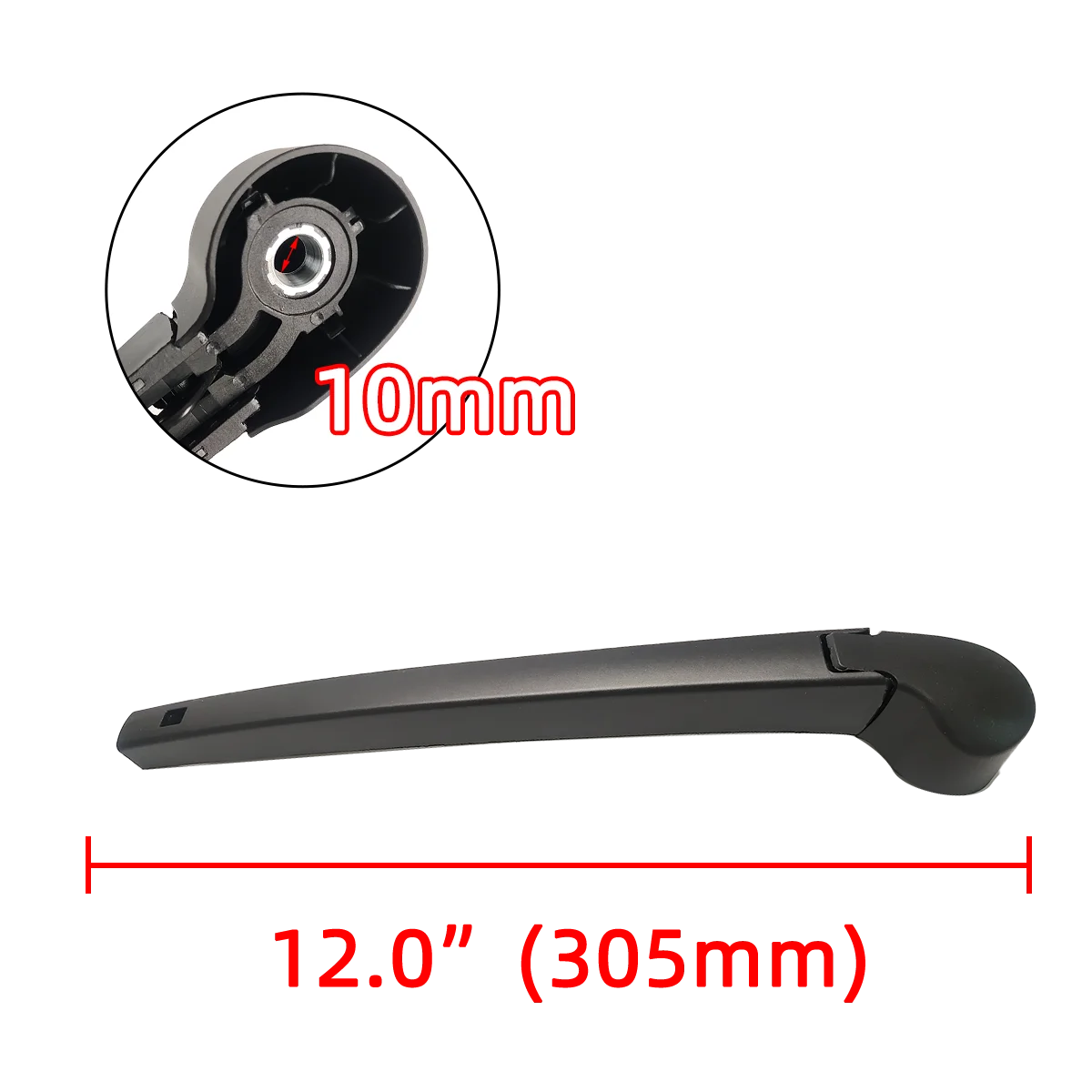 Kit braccio tergicristallo spazzola tergicristallo posteriore 1/2 pezzi per Volkswagen Sharan 7N1 7N2 	 Spazzole per tergicristalli 2010-2017