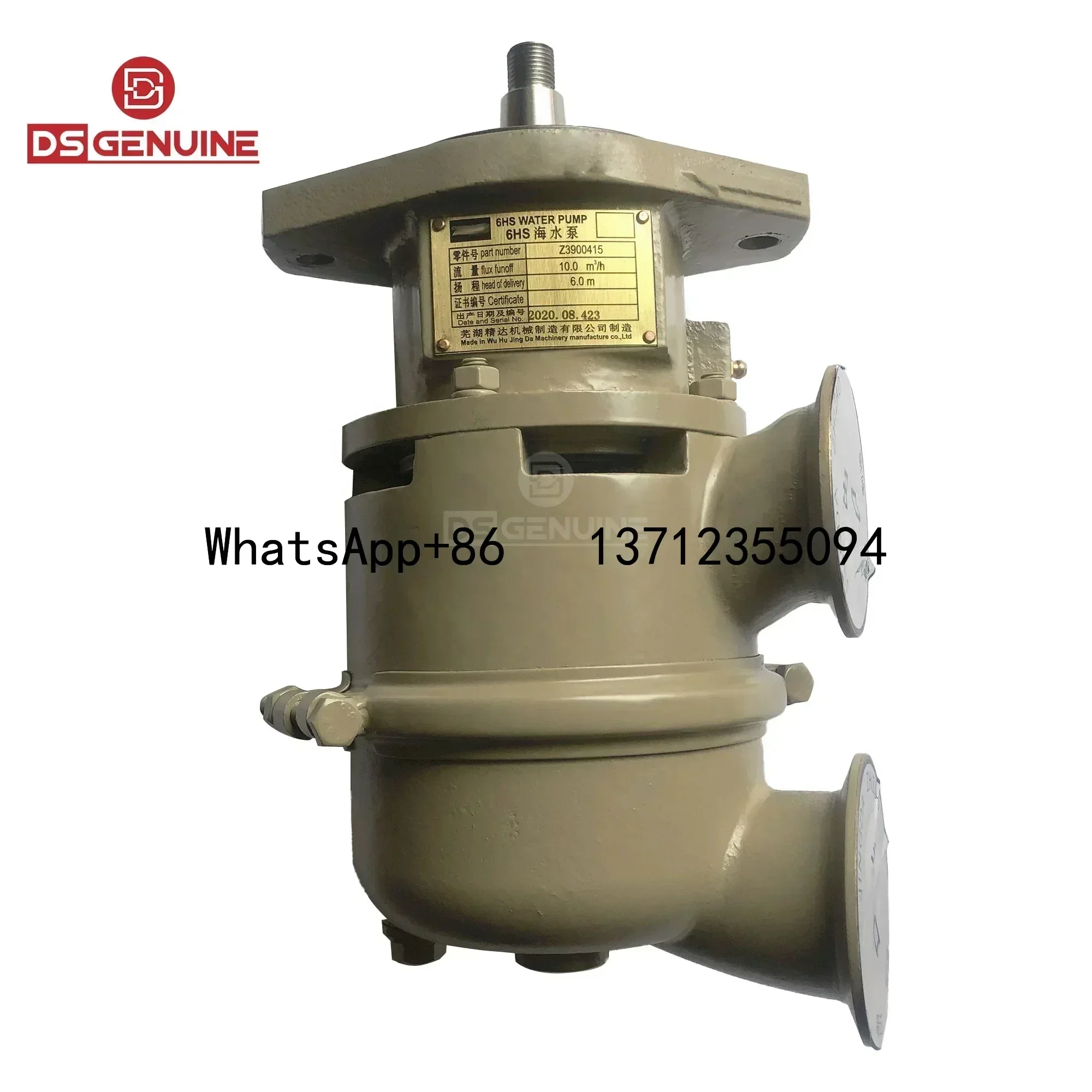 

Original 4BT 6BT marine 6HS diesel engine sea water pump 3900415