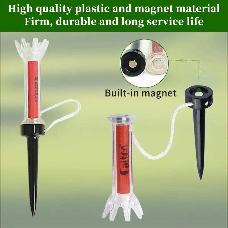 5 stks Magnetische Plastic Golf Tee 3 Maten 79mm/90mm 360 graden Bounce Golf Training Praktijk nieuwe Gift