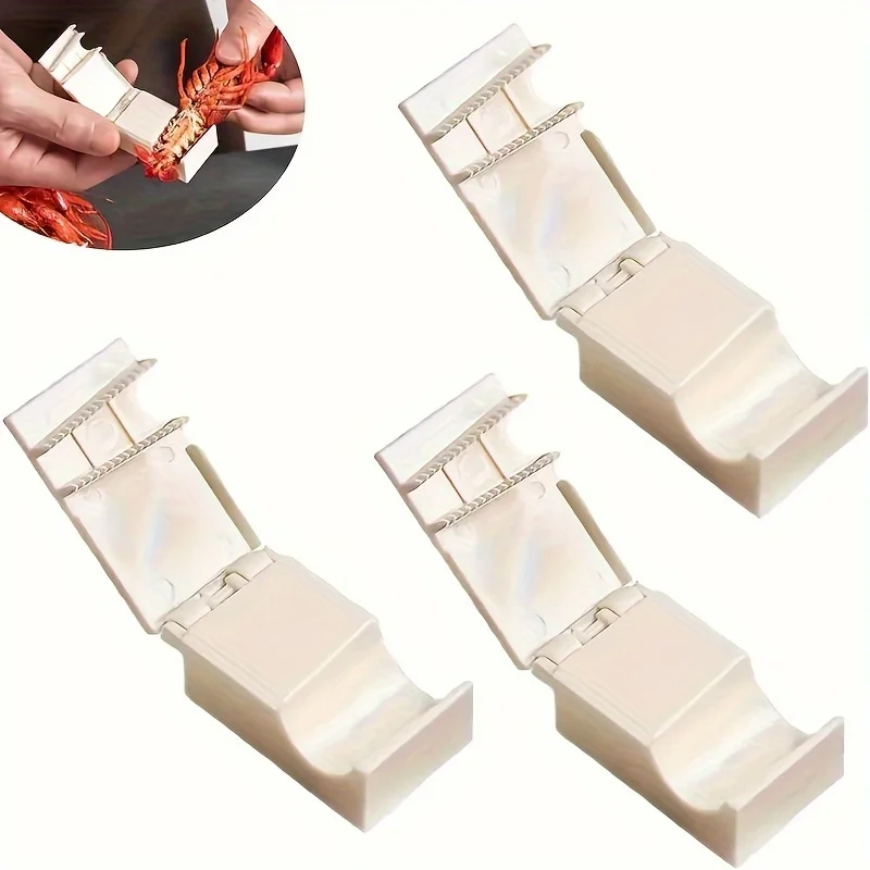 

1 шт./2 шт./3 шт. Овощечистка для креветок – удобное средство для удаления скорлупы морепродуктов, прочный пластиковый кухонный гаджет для домашнего и ресторана