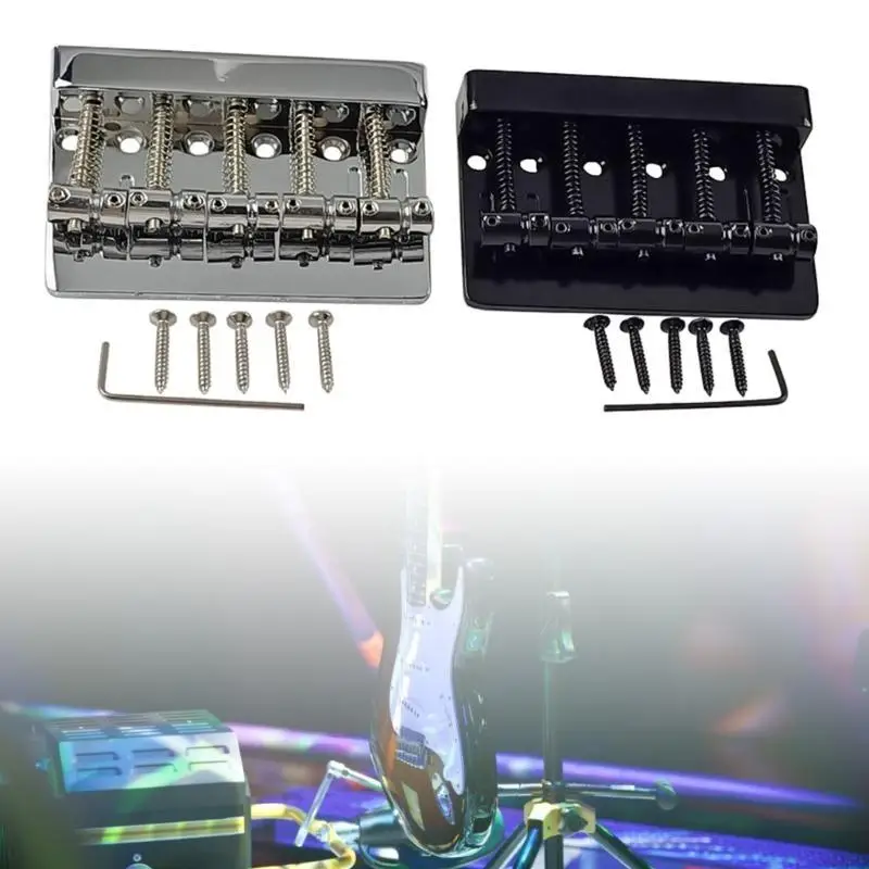 

M5TC 5-струнные седла для бриджа из цинкового сплава, замена бриджа для электробаса