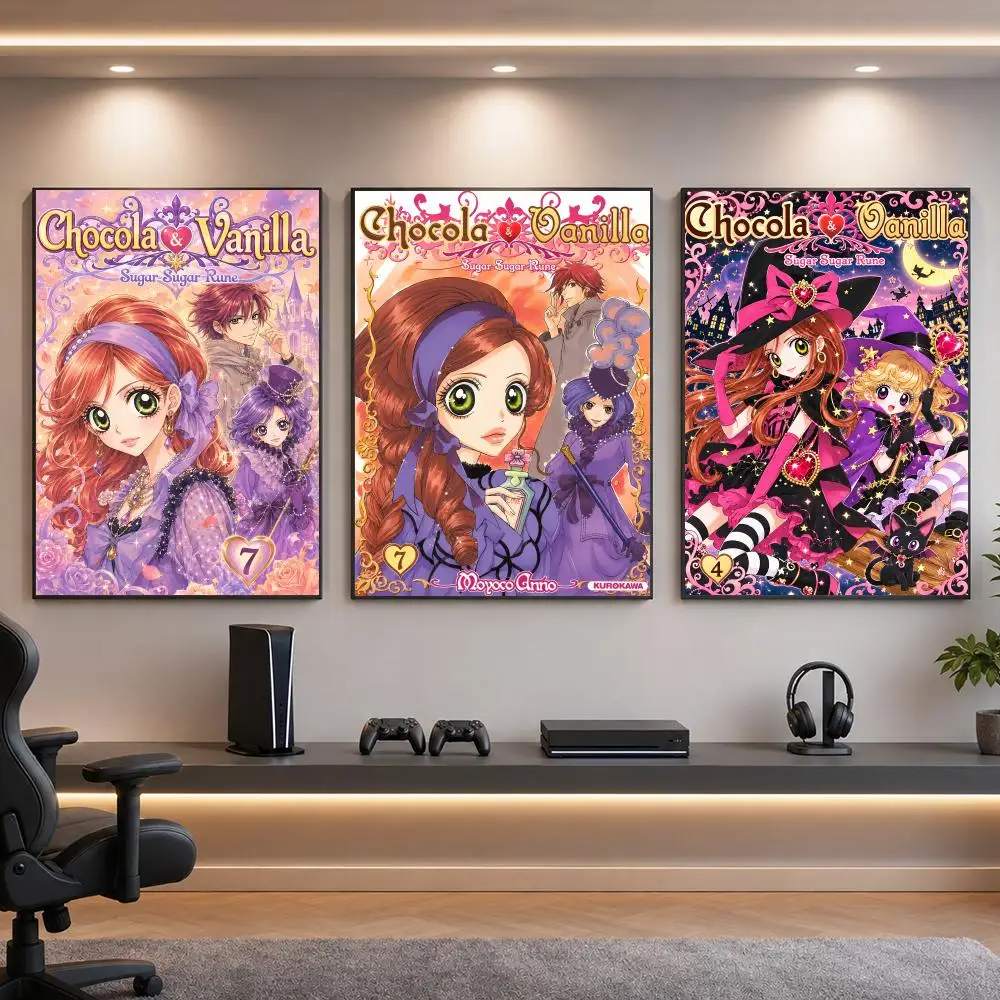 Anime C-Chocola and Vanilla NEKOPARA Poster HD Removable Wall Art Gift Bedroom Lounge Dorm Office Gaming Cafe Bars