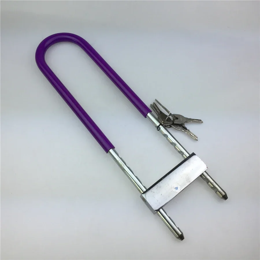 

Motorcycle Copper Glass Door Lock Retractable Lengthened U-lock Accessories