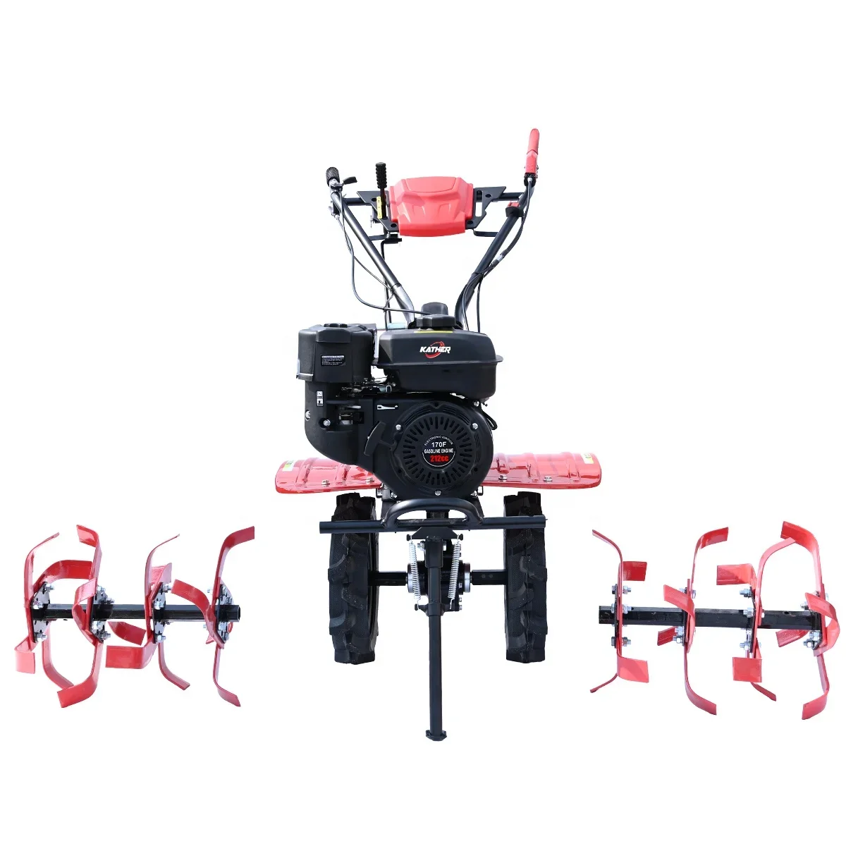 Chongqing Factory Price Multifunction Agricultural Machinery Farming Equipment Gasoline Power Tiller Farm Ditching Cultivator