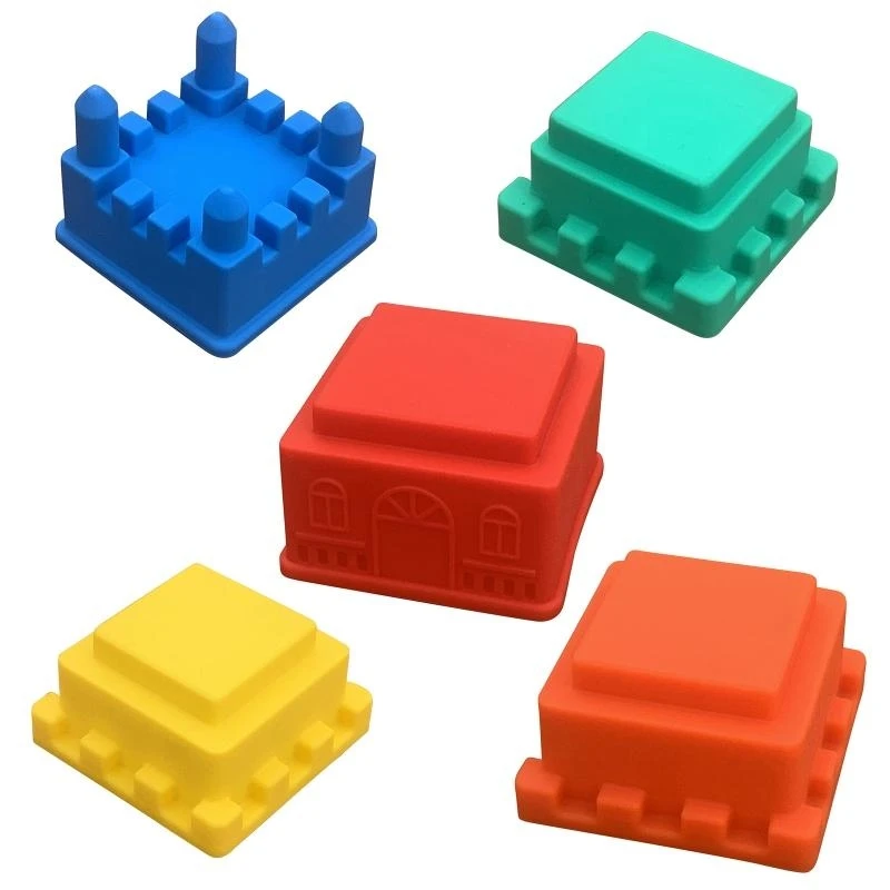 C9GB Silicone Stacking Blocks Soft for Creative Stackable for Toddlers Kids Infa