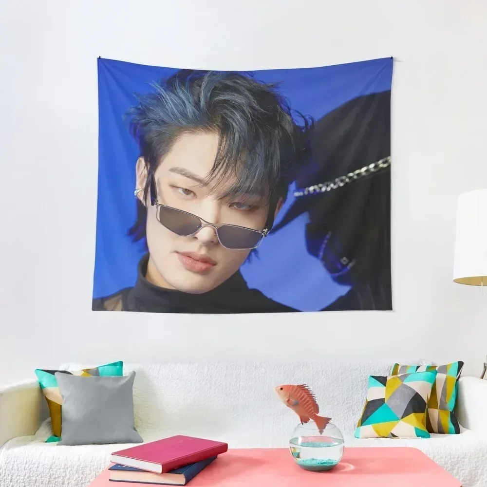 

ATEEZ MINGI "THE WORLD EP.1 : MOVEMENT GUERRILLA" Tapestry Hanging Wall Home Decor Accessories Home Decorating Tapestry