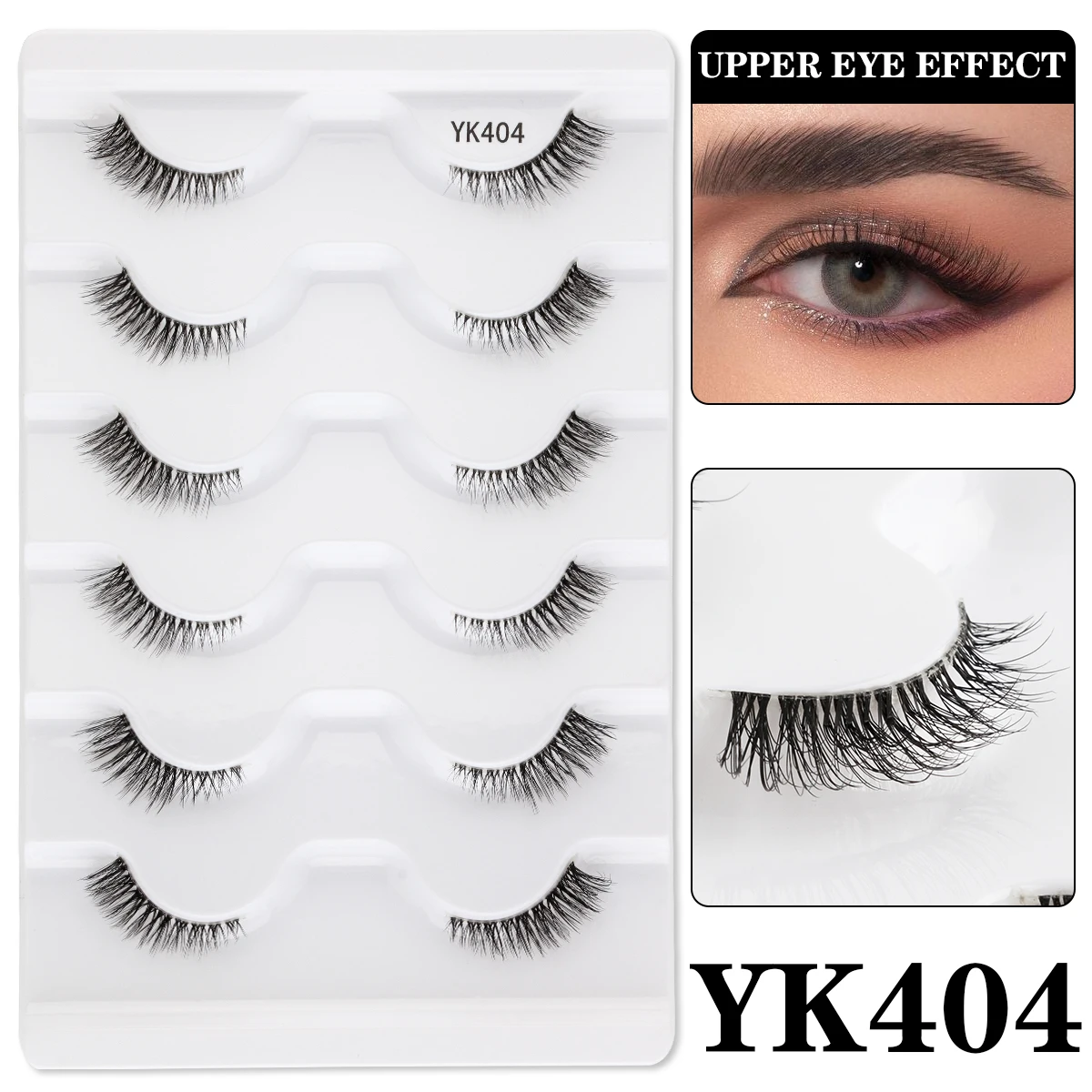 False Eye Lashes 5/6/10 Pairs fake Eyelashes Eyelash Extension 3D Mink Half Lashes Natural Makeup tool faux Cils maquiagem