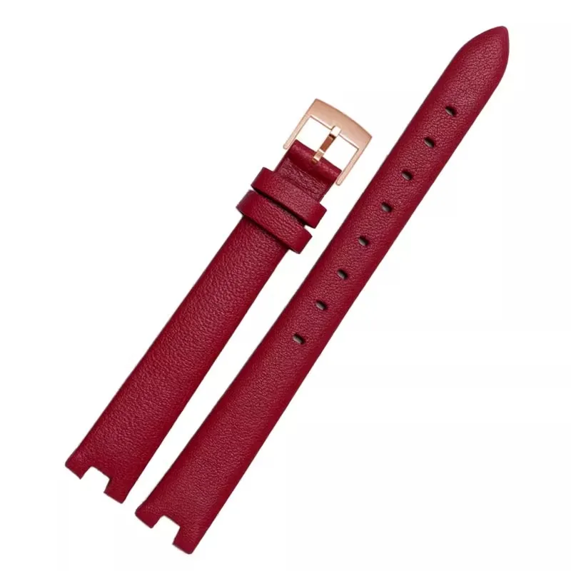 Watch Band For Gucci Ya141501 Ya141401 Series Women\'s Notch Watch Bracelet GC Leather Watch Strap 12mm 14mm