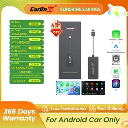 Wireless CarPlay Dongle for Android Car Wireless Android Auto Carlinkit Car Play iOS Mirror Screen Mirrorlink USB Adapter CCPA