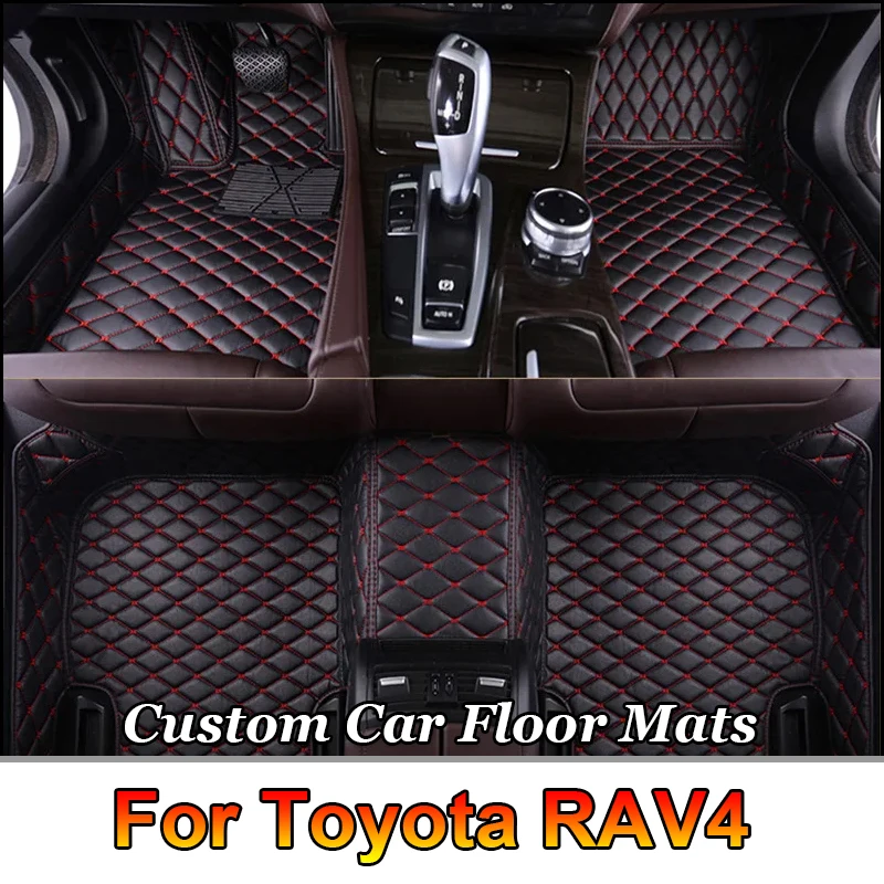 

Car Floor Mats For Toyota RAV4 Hybrid 2020 2021 2022 2023 Custom Auto Foot Pads Automobile Carpet Cover Interior Accessories