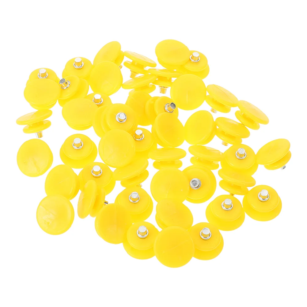 

60pcs Ice Cleat Steel NonSlip Replacement Spikes for Boots Shoes Traction Accessories Yellow Crampons