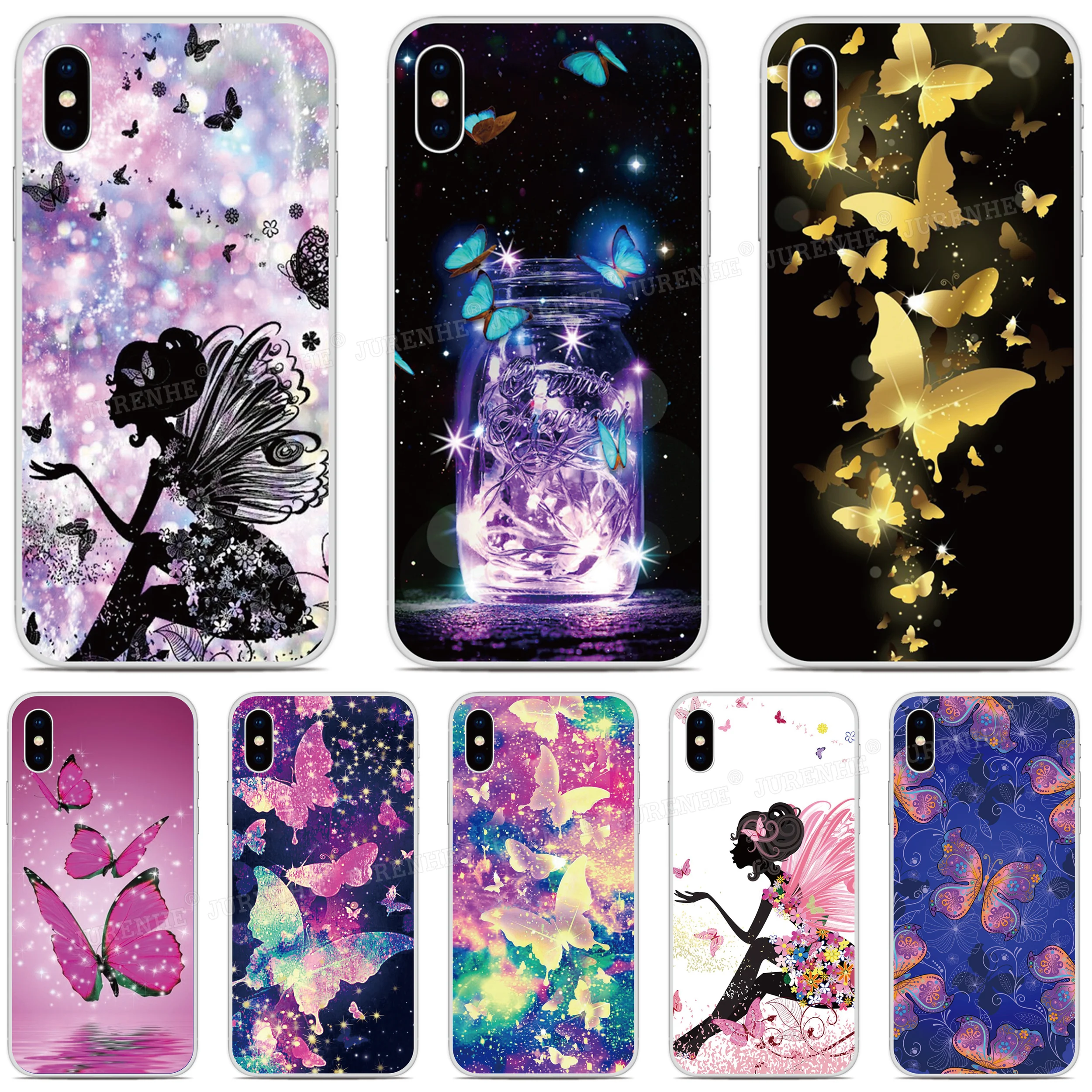 Butterfly Fairy Cover For Cubot A1 A10 P80 P60 P50 X30 X50 X70 C30 Max 3 5 Note 40 50 21 Hafury V1 Nothing Phone 2A CMF 1 2 Case