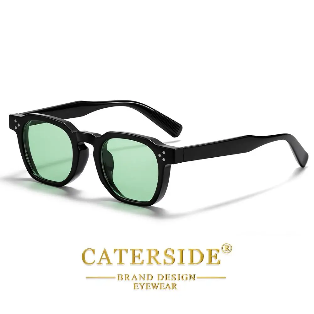 CATERSIDE Neue Herren-Sonnenbrille Markendesign Quadratische Modische Sonnenbrillen Damen Outdoor Reise Party Dekoration Eyewear UV400 – Detail 15