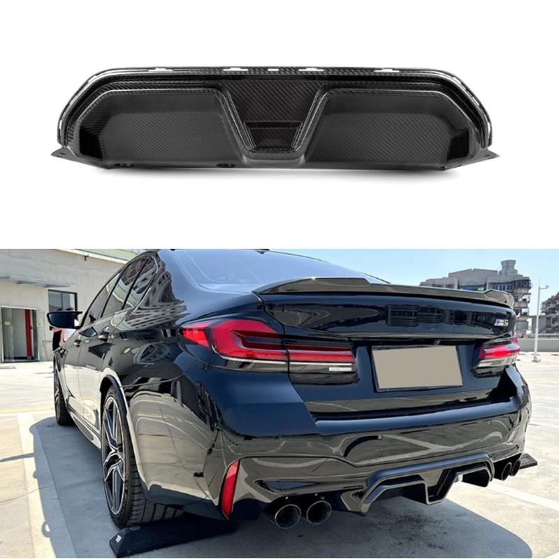 

Dry Carbon Fiber Rear Bumper Middle Lip Diffuser for BMW F90 M5 2017-2022 Rear diffuser