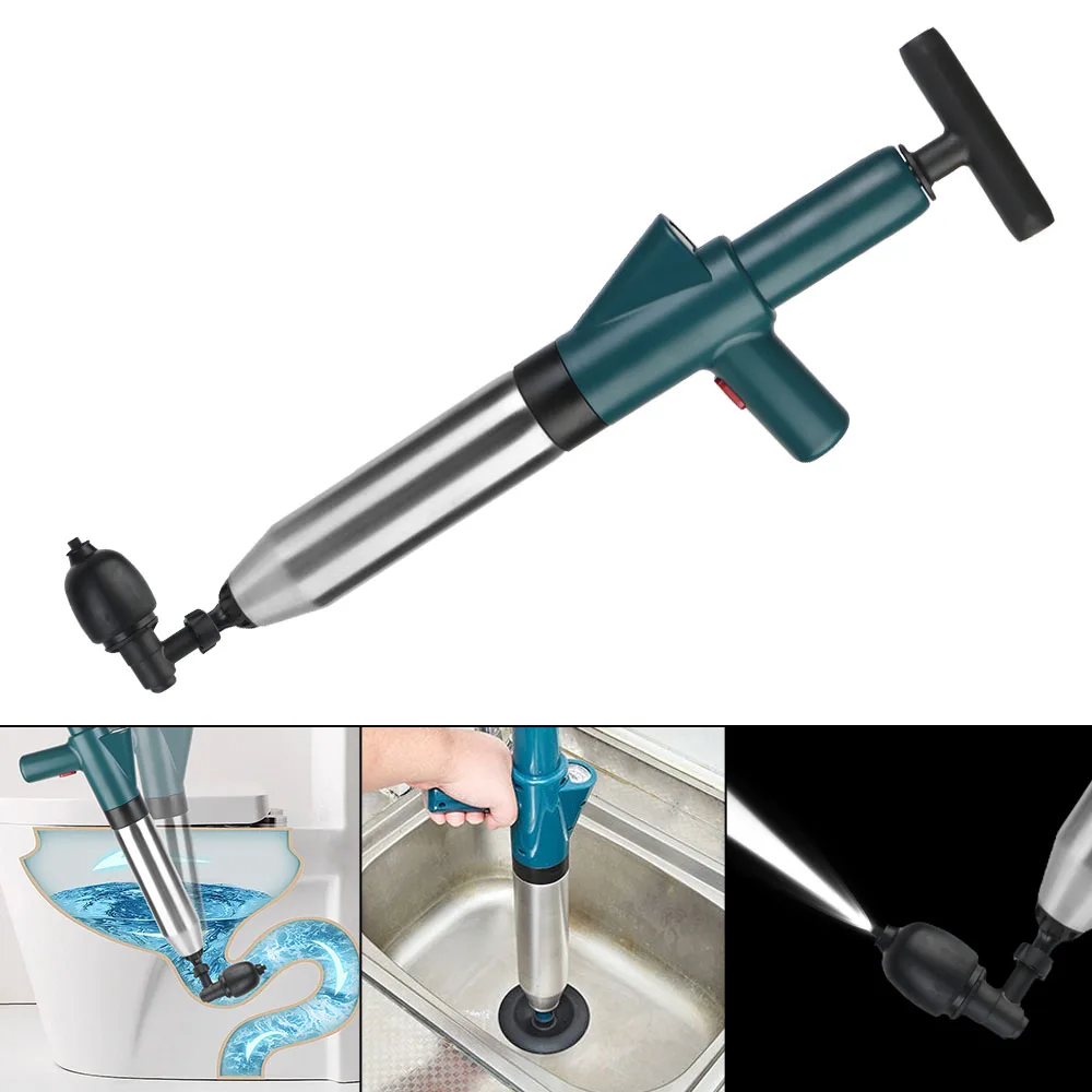 

Dredge Clog Remover Air Drain Blaster Sewer Pipe Unblocker Toilet Plunger High Pressure Drain Plunger