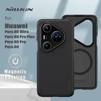 NILLKIN Super Frosted Shield Magnetic Case for Huawei Pura 80/80 Pro/80 Pro+/80 Ultra, PC+TPU Anti-Yellowing 4 Corner Shockproof