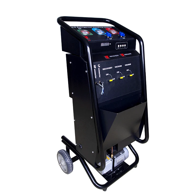 semi-automatic  Air Conditioning AC Refrigerant Recovery Machine with Electronic Scale hw-3000