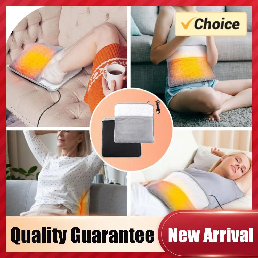 

Зимняя электрическая грелка для ног с USB-подогревом, коврик для согревания стоп с постоянной температурой, тапочки-грелки для дома, офиса, спальни