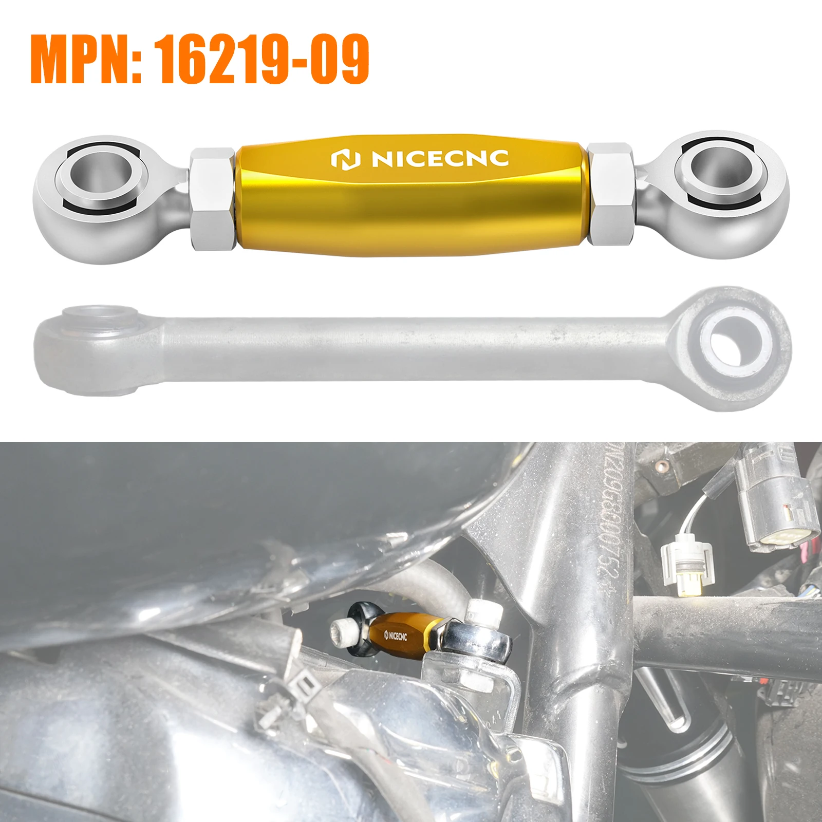 Motorcycle Engine Mount Stabilizer Link 16219-09 for Harley Street Glide FLHX 2009-2024 Street Glide CVO FLHXSE 2015-2024