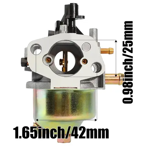 수직 축 마이크로 경운 잔디 기계와 호환 가능한 카브레타 키트, 1P7 0F, Zongshen VP200 VP225 1P75F 6HP 6.5HP 196CC